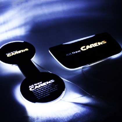 [ Carens2014~ auto parts ] Carens2014~ LED Lettering Cup Holder Plate Made in Korea